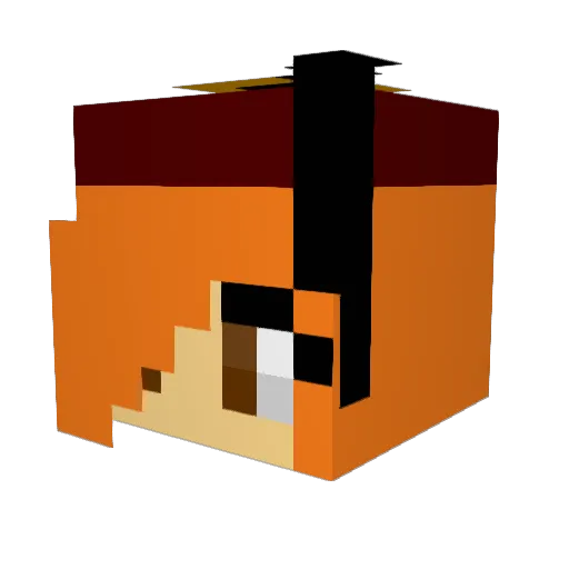 rawr_immaddy Minecraft avatar head, 3D render