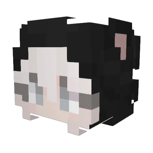 rawrmia Minecraft avatar head, 3D render