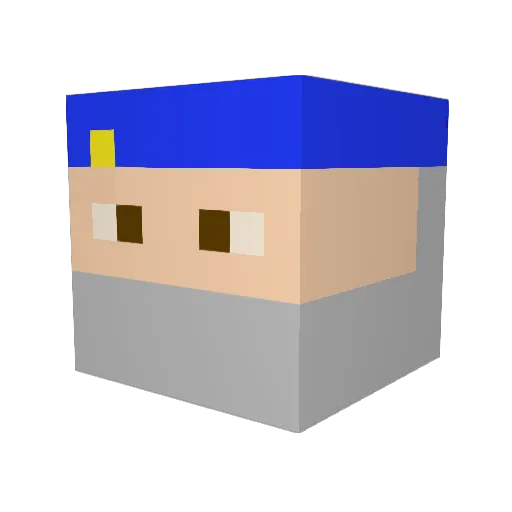 rawrrrrr1234 Minecraft avatar head, 3D render