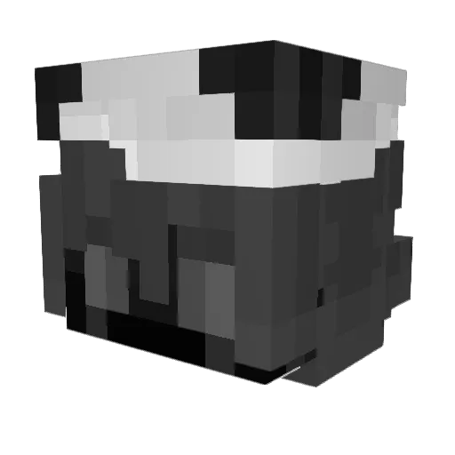 raxid23 Minecraft avatar head, 3D render