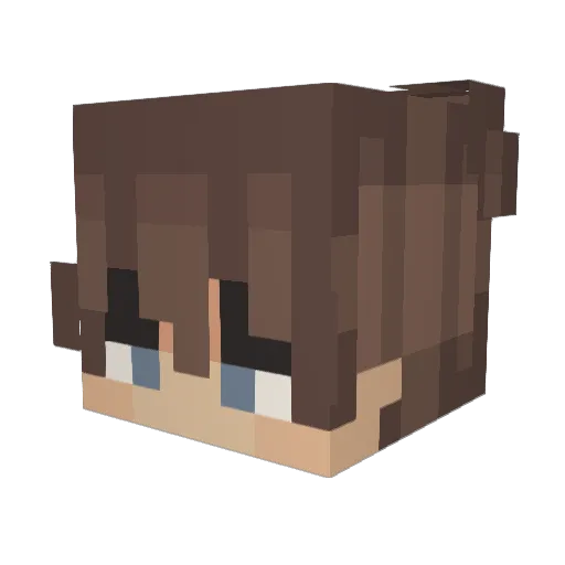 raxonn66 Minecraft avatar head, 3D render