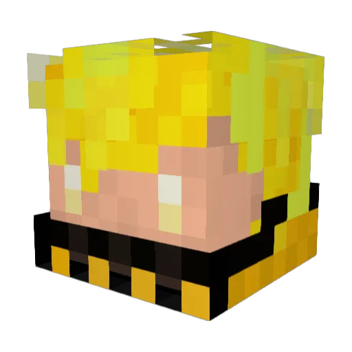 ray042609 Minecraft avatar head, 3D render