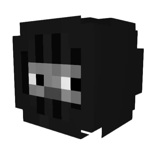 rayDFA Minecraft avatar head, 3D render