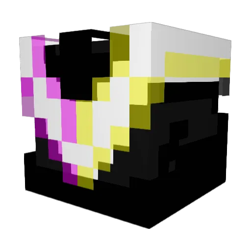 rayVantha Minecraft avatar head, 3D render