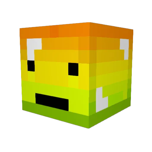 ray_ray29 Minecraft avatar head, 3D render
