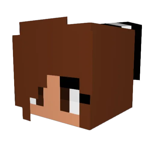 ray_ray_101 Minecraft avatar head, 3D render