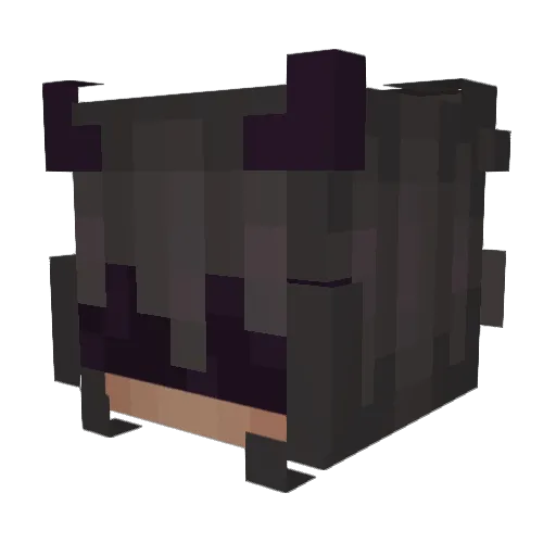 rayaa1w Minecraft avatar head, 3D render