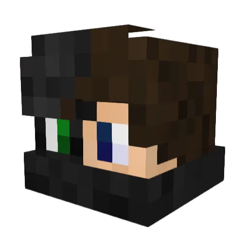 rayan2412 Minecraft avatar head, 3D render