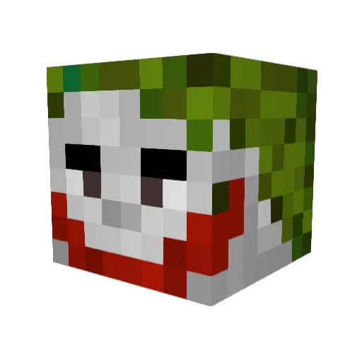 rayan47 Minecraft avatar head, 3D render