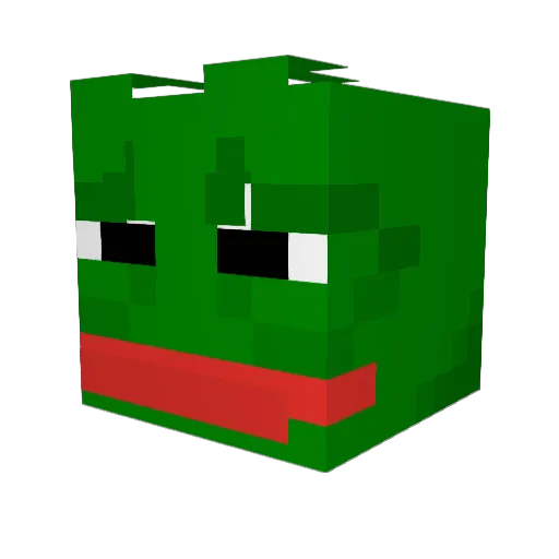 raych_1030 Minecraft avatar head, 3D render
