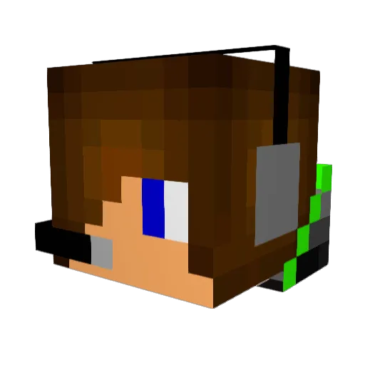 raydu9300 Minecraft avatar head, 3D render