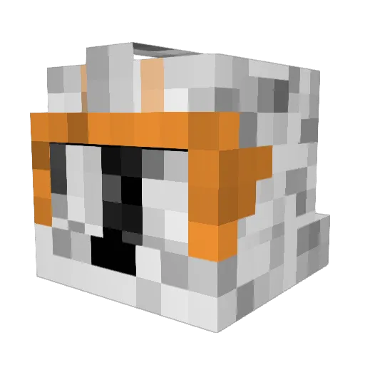 raydwards Minecraft avatar head, 3D render