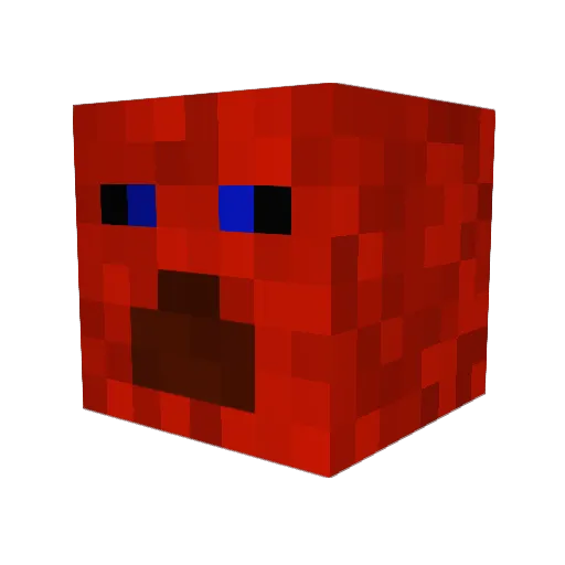 raymanjjr Minecraft avatar head, 3D render