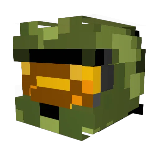 raymond4444 Minecraft avatar head, 3D render