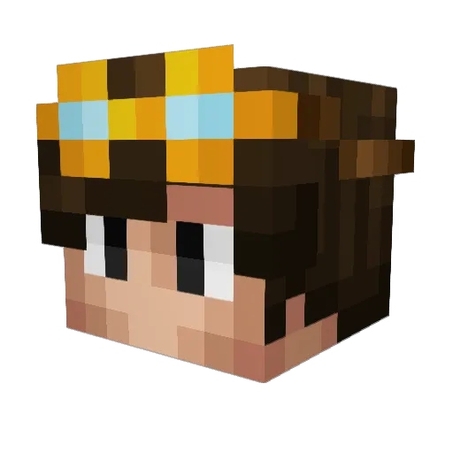 raymondhamsamuel Minecraft avatar head, 3D render