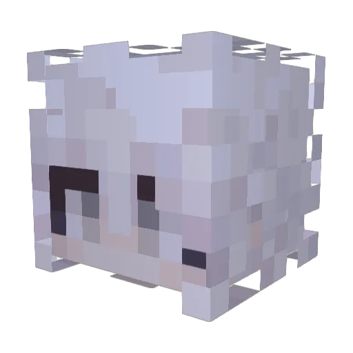 raymondts Minecraft avatar head, 3D render