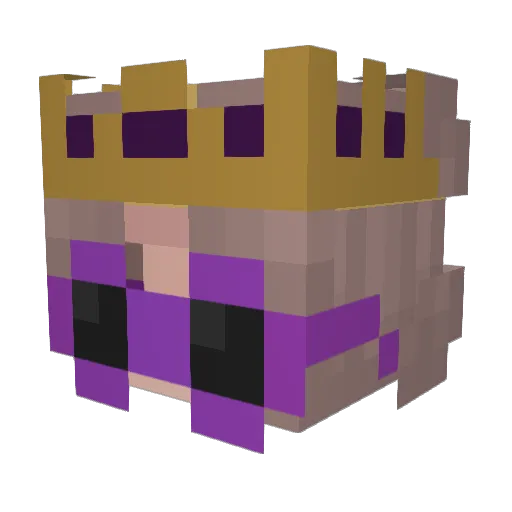 rayofsen Minecraft avatar head, 3D render