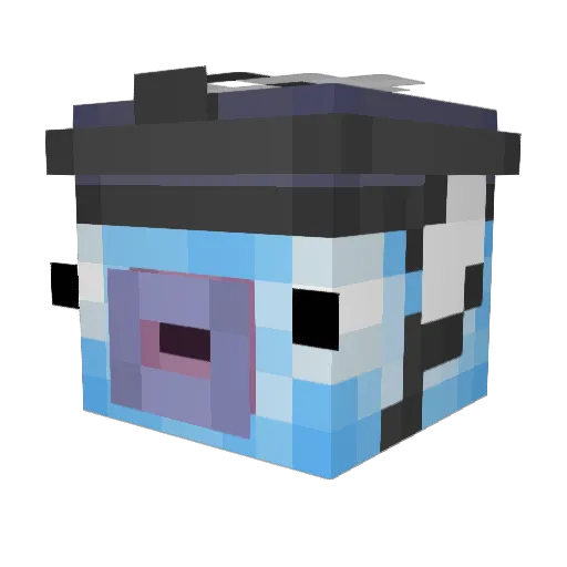 rayomacuin12 Minecraft avatar head, 3D render