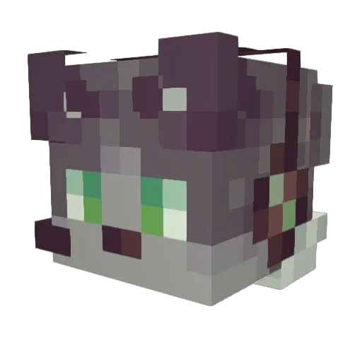 rayowolf2013 Minecraft avatar head, 3D render