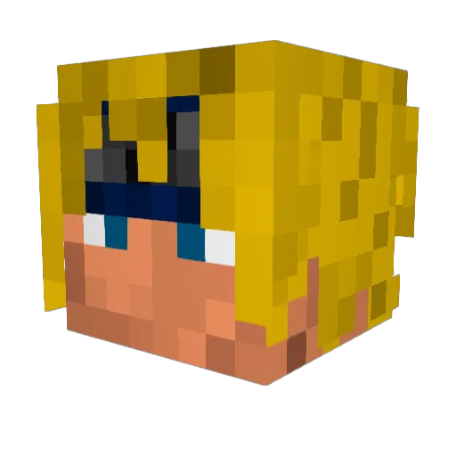rayrayswag116 Minecraft avatar head, 3D render