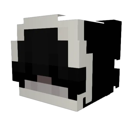 rayzerx64 Minecraft avatar head, 3D render