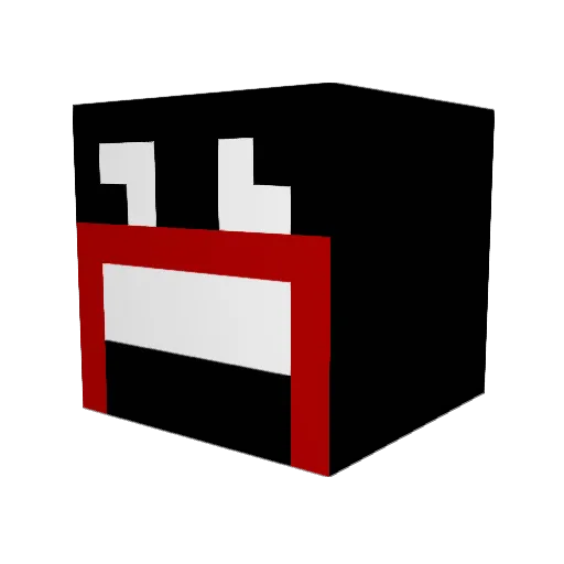 razamaer Minecraft avatar head, 3D render