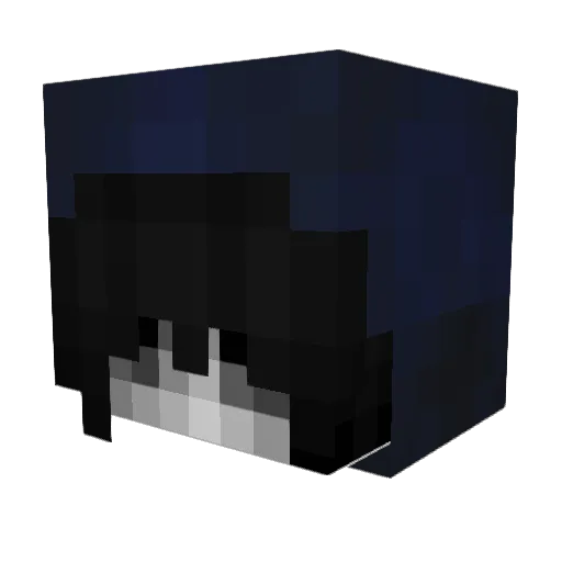 razegoth Minecraft avatar head, 3D render