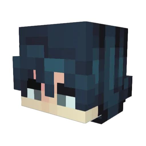 razer353 Minecraft avatar head, 3D render