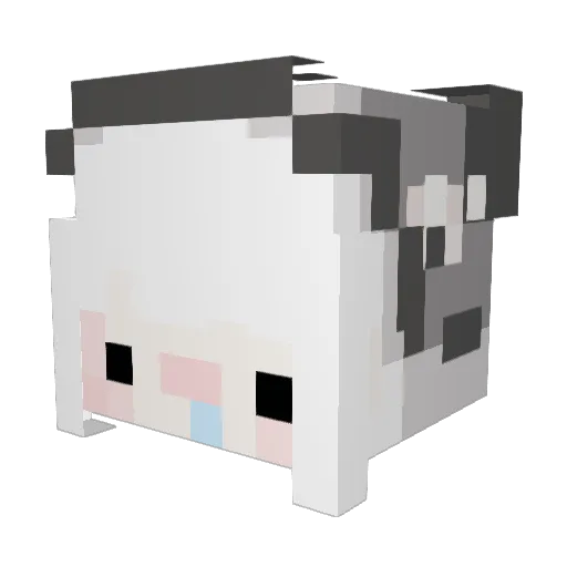 razet Minecraft avatar head, 3D render