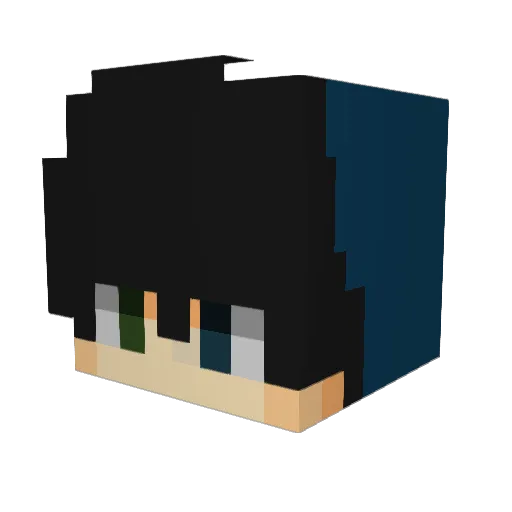 razilxd Minecraft avatar head, 3D render