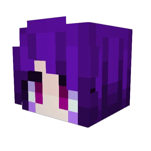 razitach Minecraft avatar head, 3D render