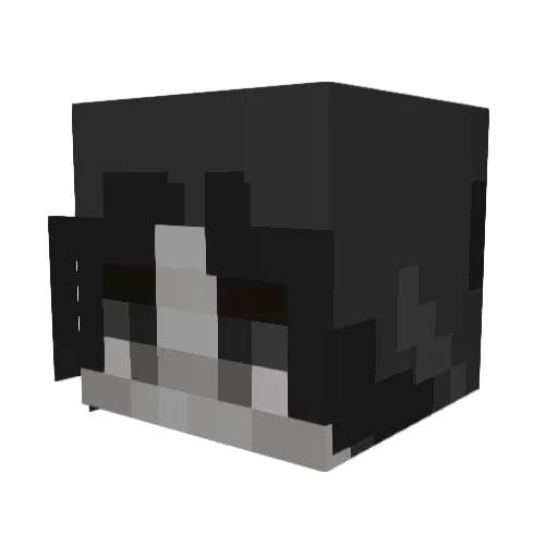 razorboix Minecraft avatar head, 3D render