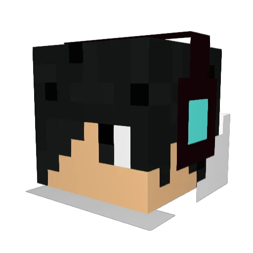 razores77 Minecraft avatar head, 3D render