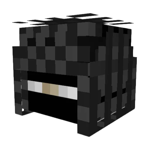 razorhawke Minecraft avatar head, 3D render