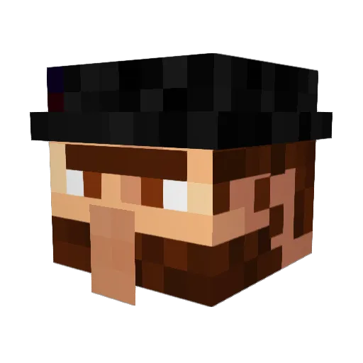 razorjonas1 Minecraft avatar head, 3D render