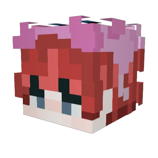razrio Minecraft avatar head, 3D render