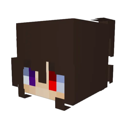 razurehotwheels Minecraft avatar head, 3D render