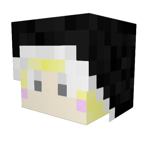 razuto88 Minecraft avatar head, 3D render