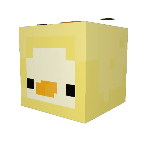 razzeno Minecraft avatar head, 3D render