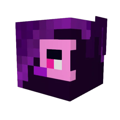 razzldazzlrose Minecraft avatar head, 3D render