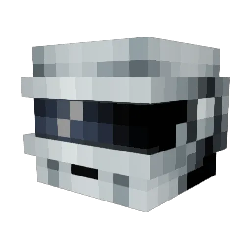 razzmantazz Minecraft avatar head, 3D render