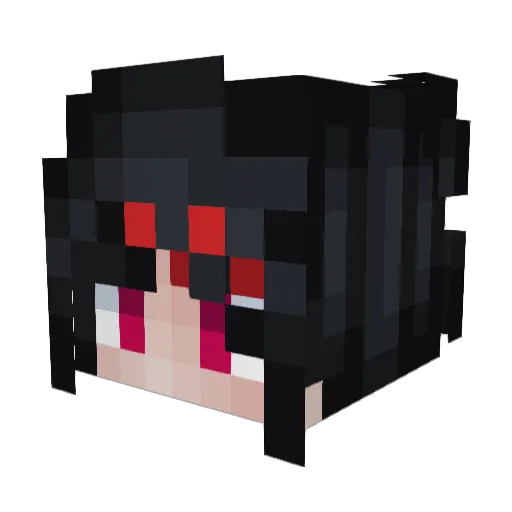 rbbns Minecraft avatar head, 3D render