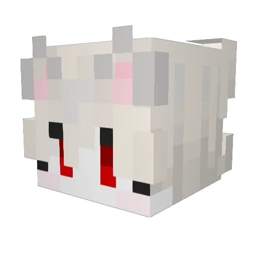 rbdosw Minecraft avatar head, 3D render