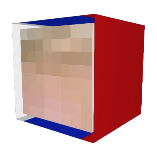 rbechs Minecraft avatar head, 3D render