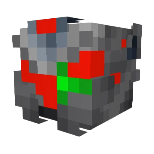 rbibert Minecraft avatar head, 3D render