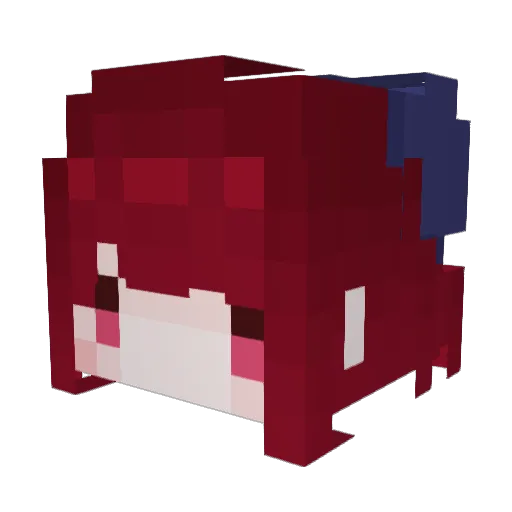 rborbo106 Minecraft avatar head, 3D render