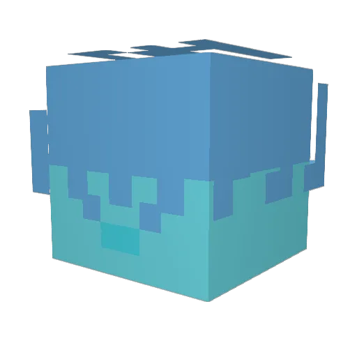 Minecraft-Avatar von rbro1234: Kopf als 3D-Render