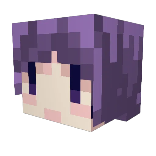 rc060913 Minecraft avatar head, 3D render