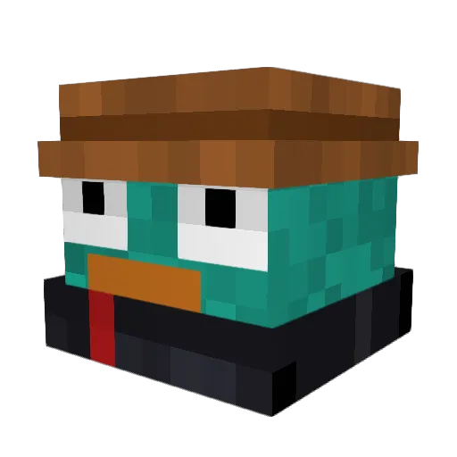 rc06sanchez Minecraft avatar head, 3D render