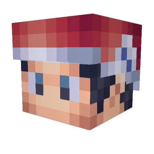 rcalarco1 Minecraft avatar head, 3D render